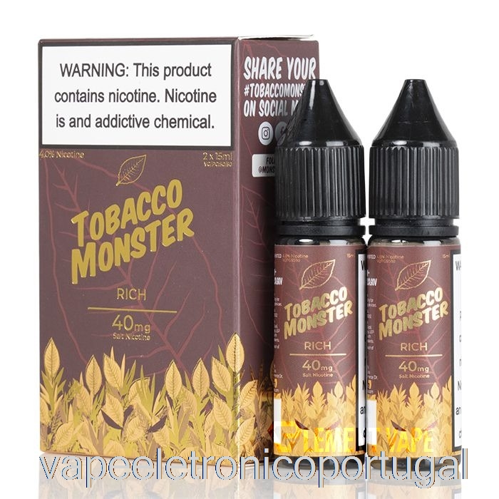 Vape Eletrônico Rico - Sais De Monstro De Tabaco - 30ml 60mg